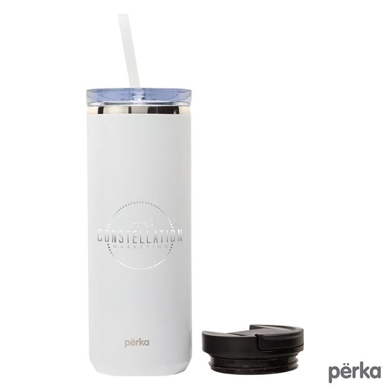 Perka® Trent 18 oz. Double Wall, Stainless Steel Hot/Cold Tumbler