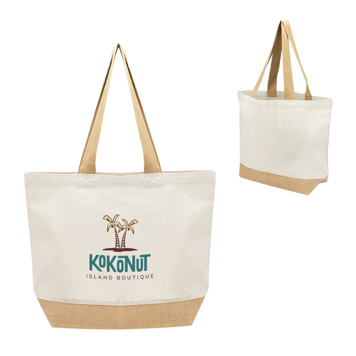 Blake Jute & Recycled Cotton Tote Bag